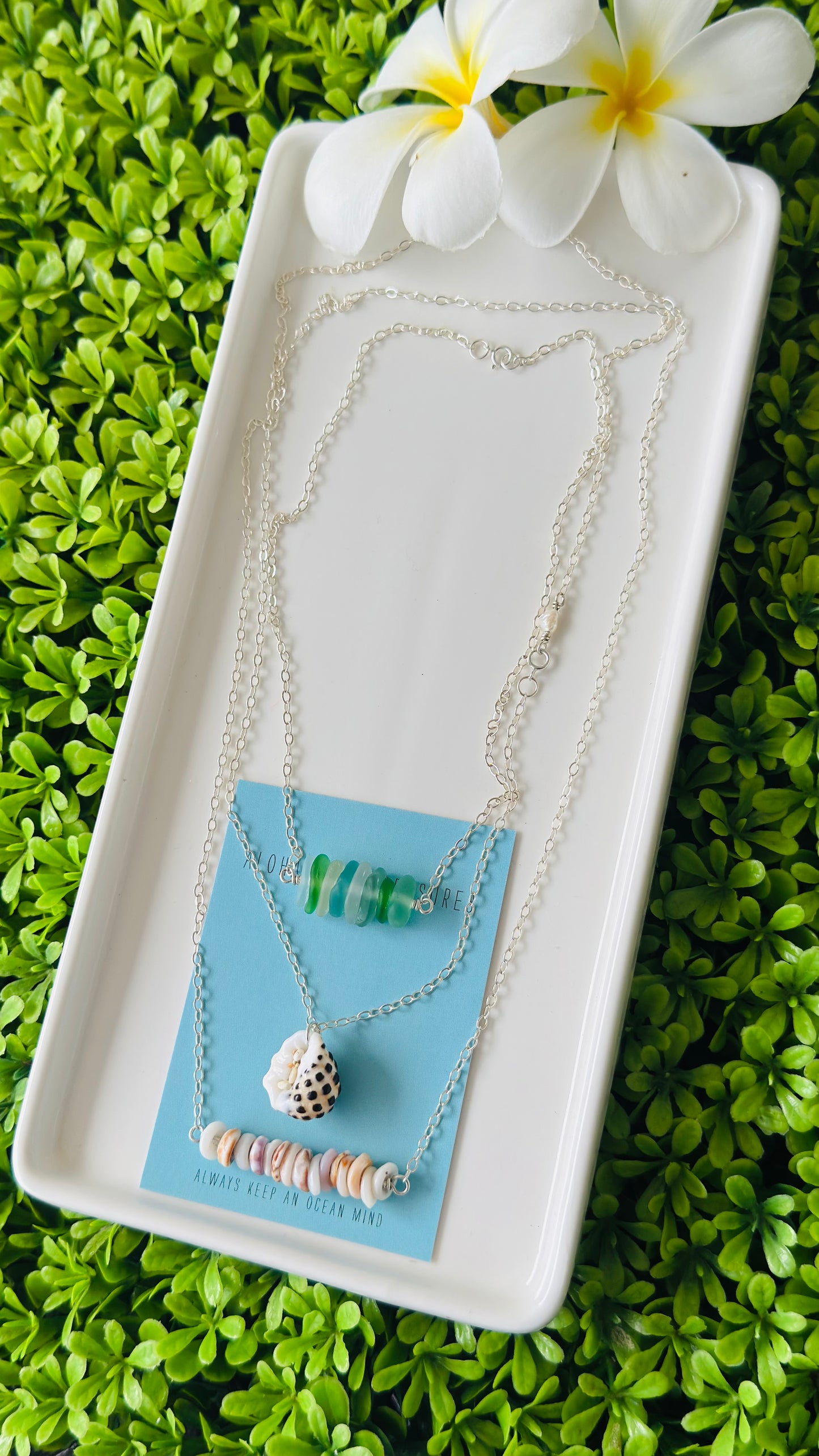 Sterling Silver Layered Necklace Set - Shayla