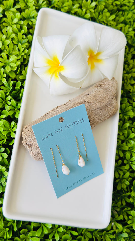 14K GF Cone Threader Earrings - Ashley