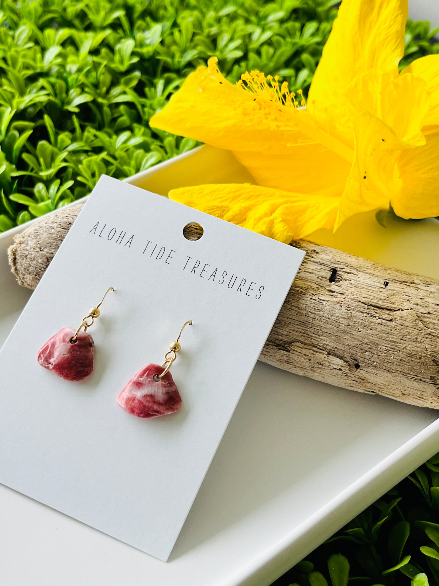 14K GF Pink Barnacle Earrings