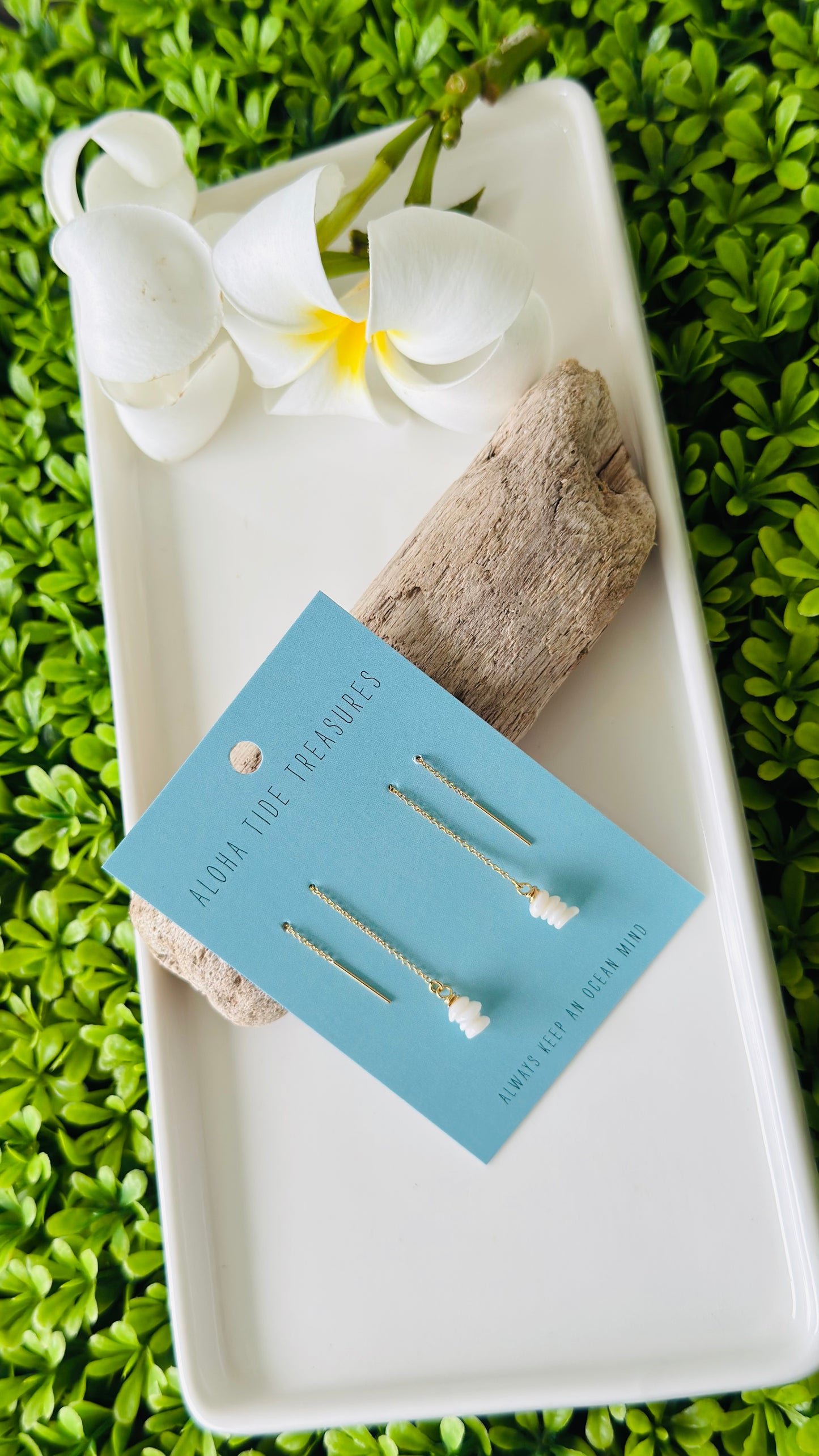 14K GF Puka Threader Earrings