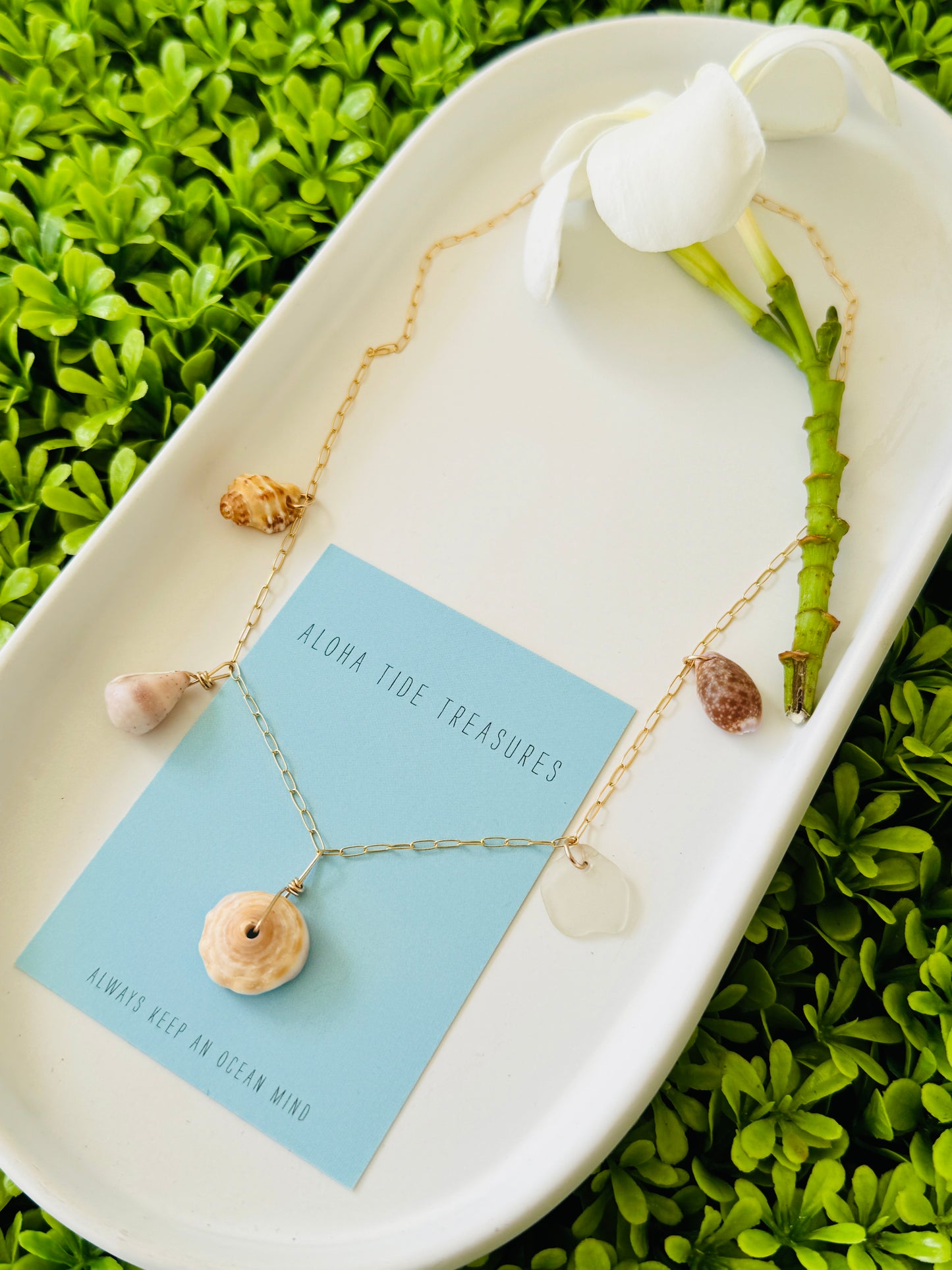 14K GF Dangle Necklace - Ashley