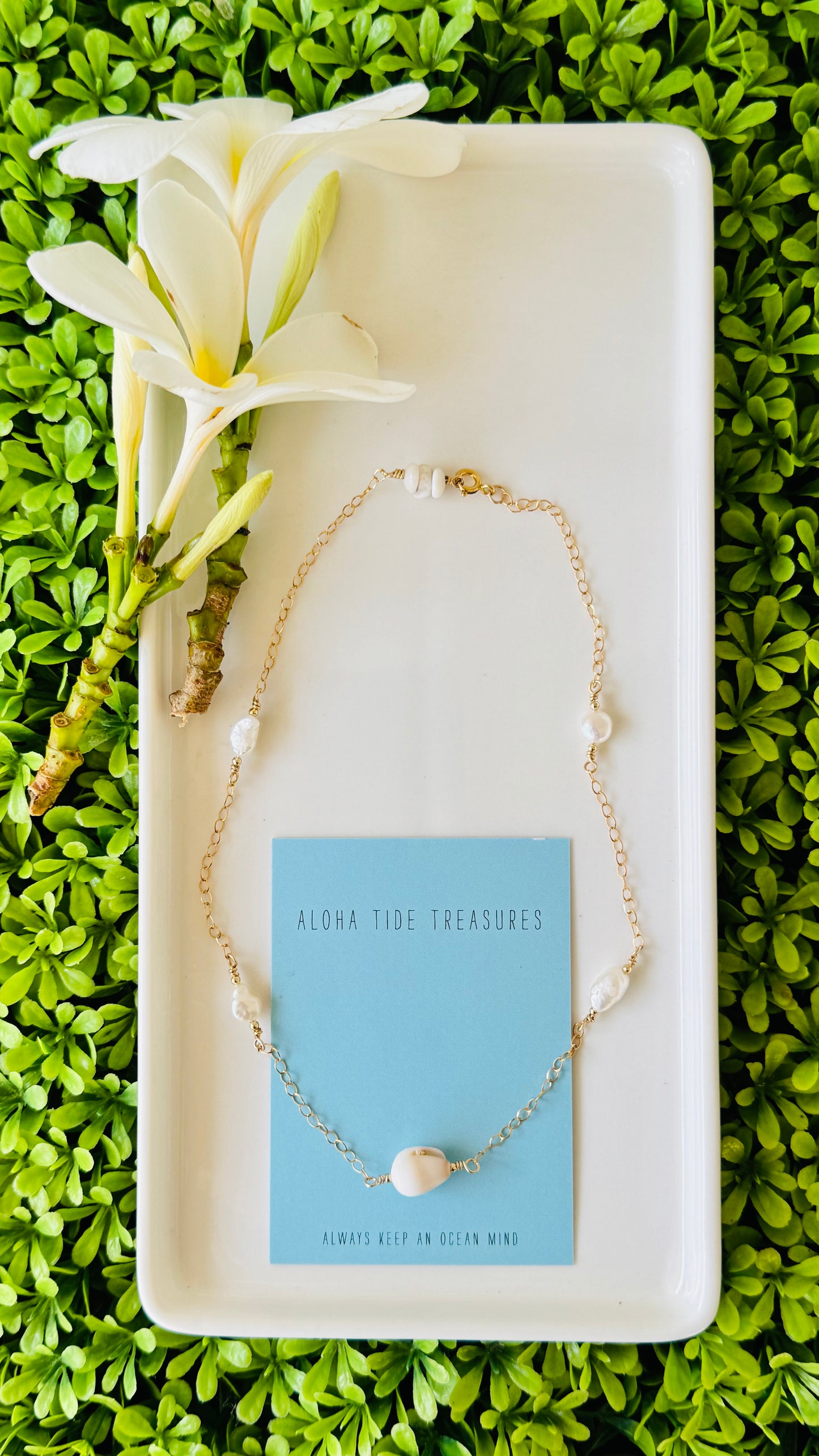 14K GF Freshwater Pearl Necklace - Hailey
