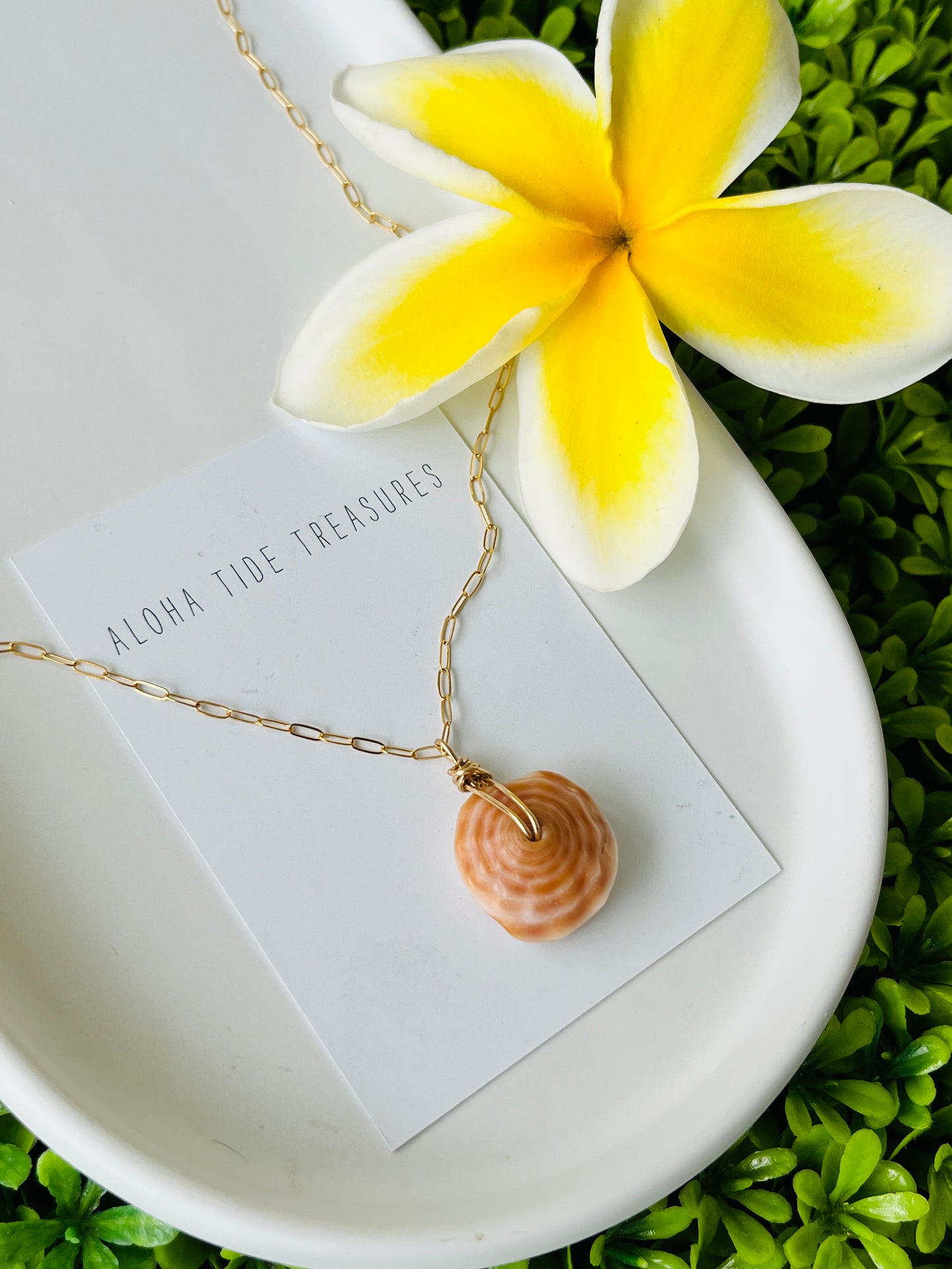 14K GF Puka Necklace 18”
