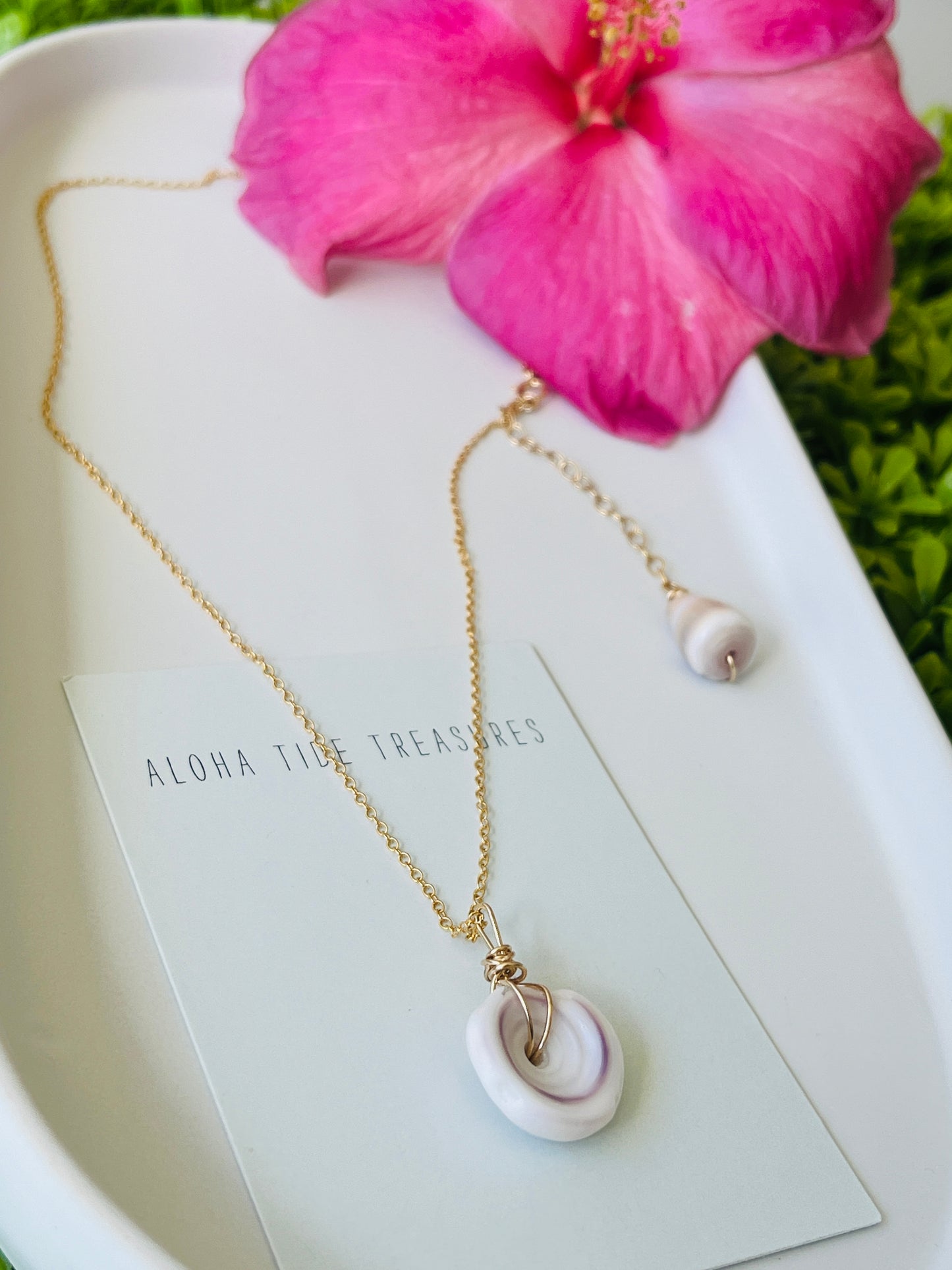14K GF Puka Necklace 16”