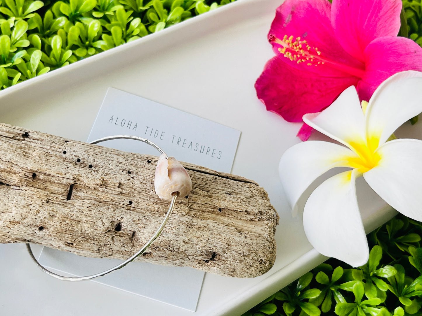 Sterling Silver Bangle 7.5” - Katie