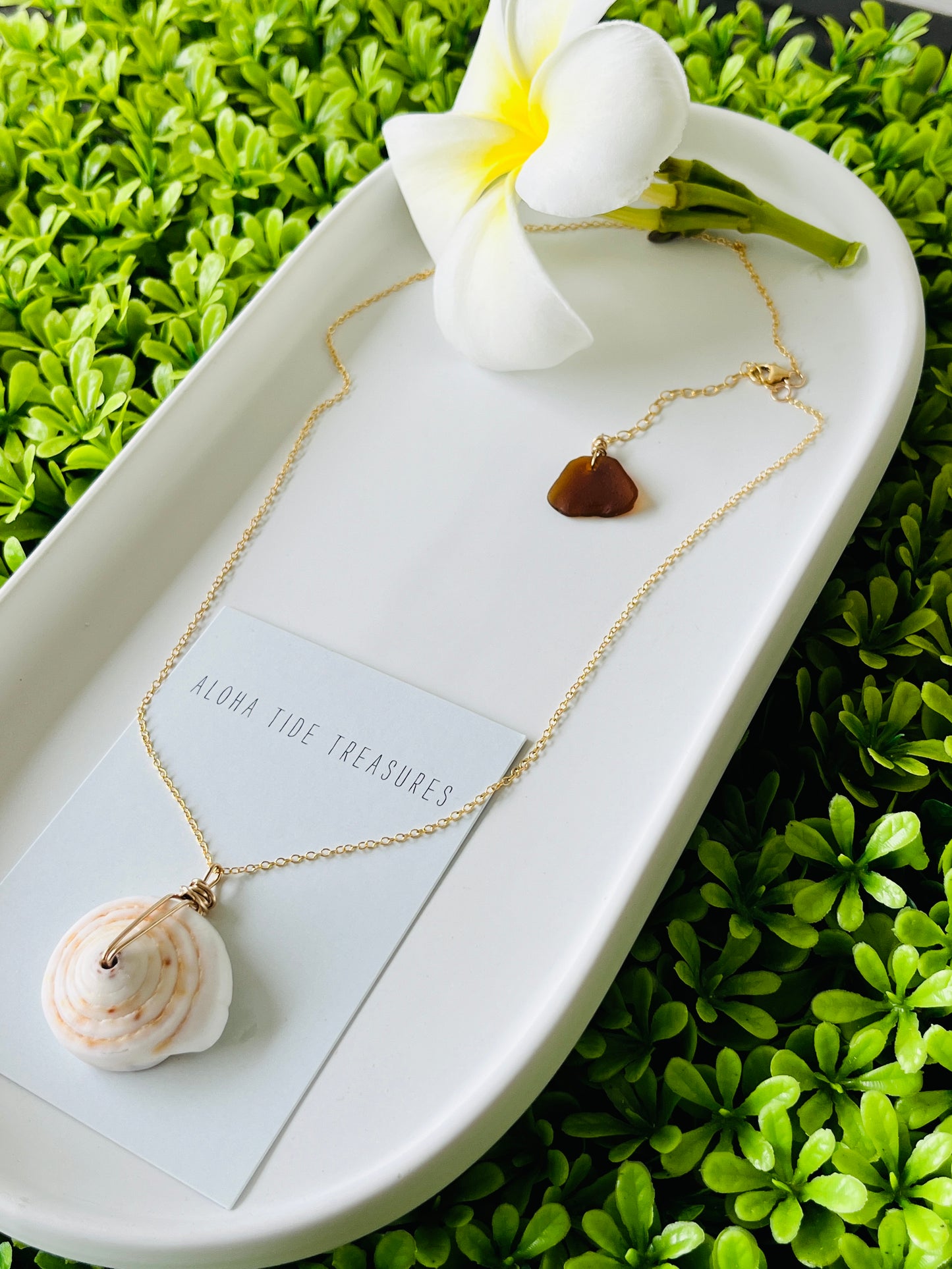 14K GF Puka Necklace 18”