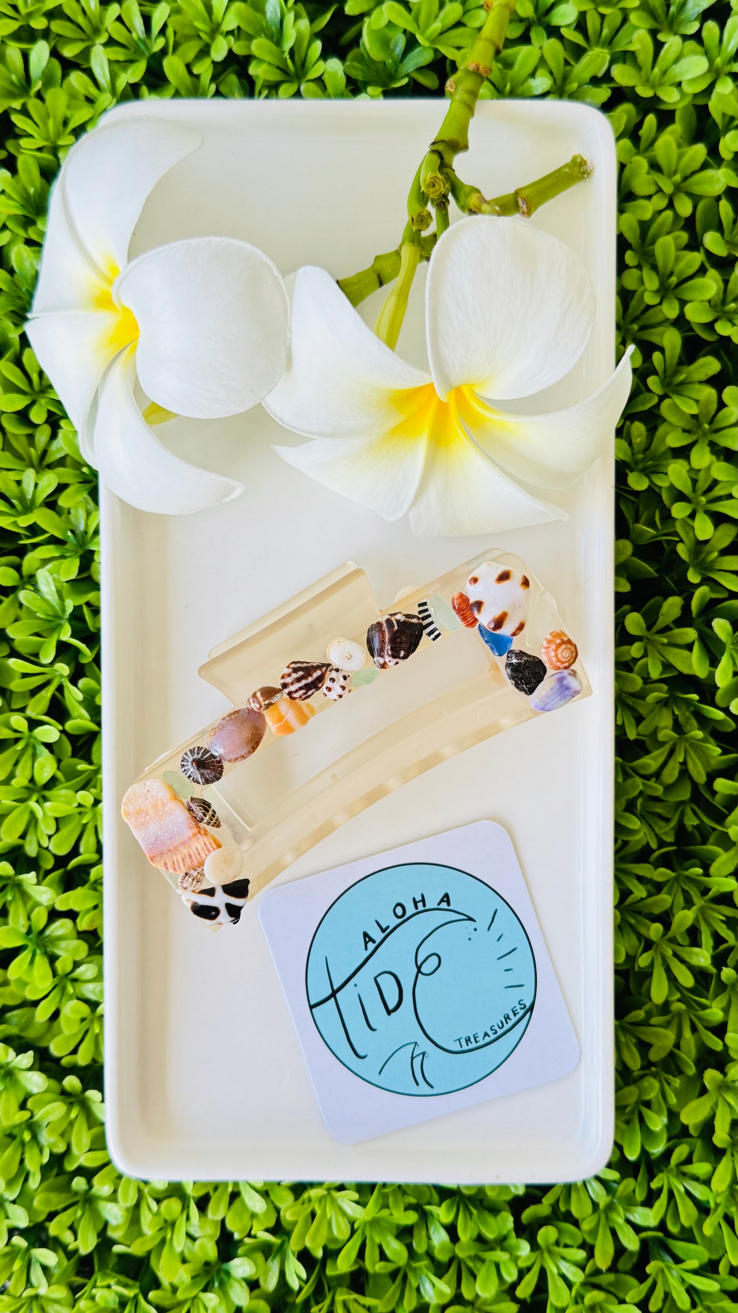 Mermaid Hair Clip - Biege