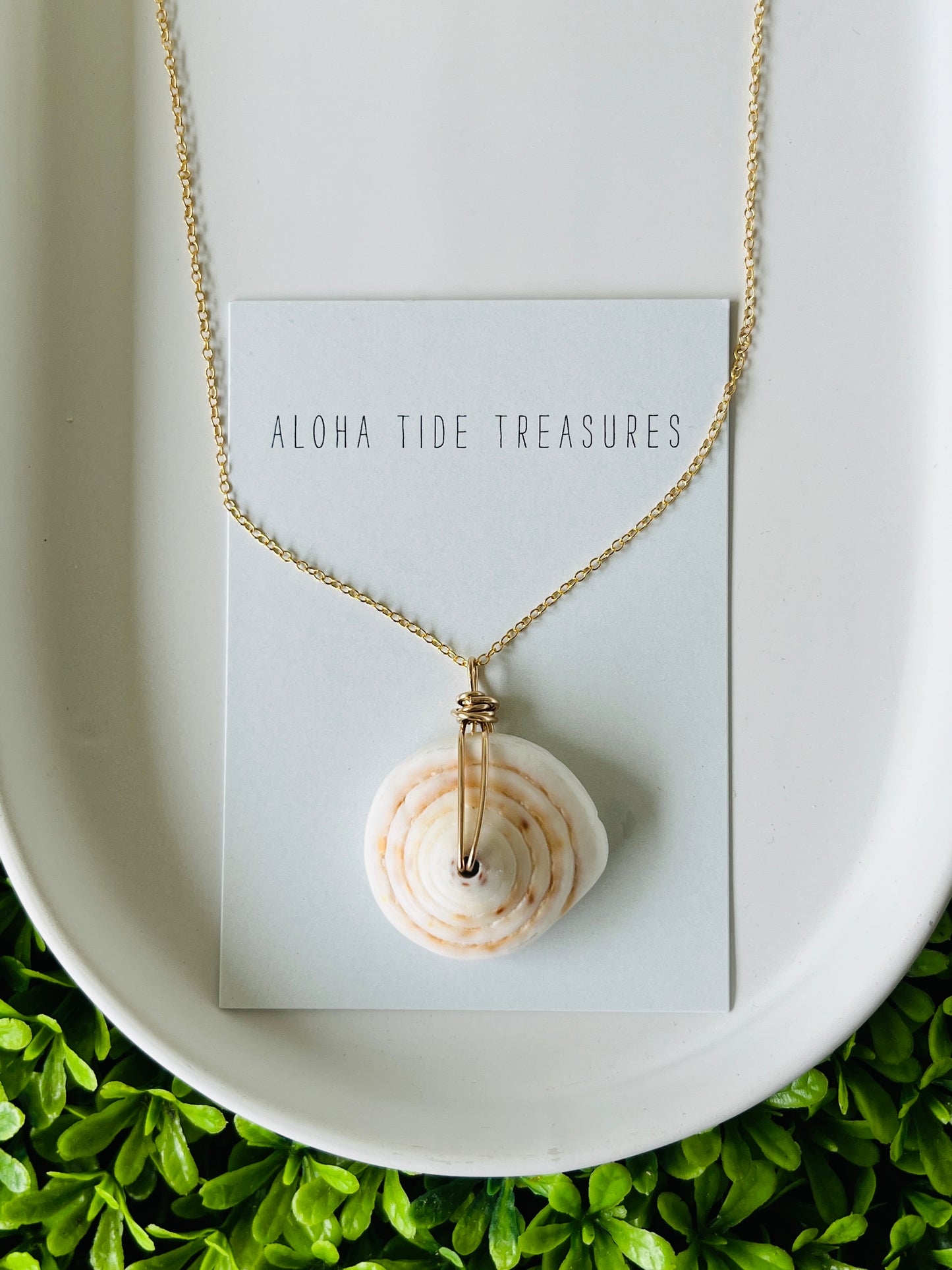 14K GF Puka Necklace 18”