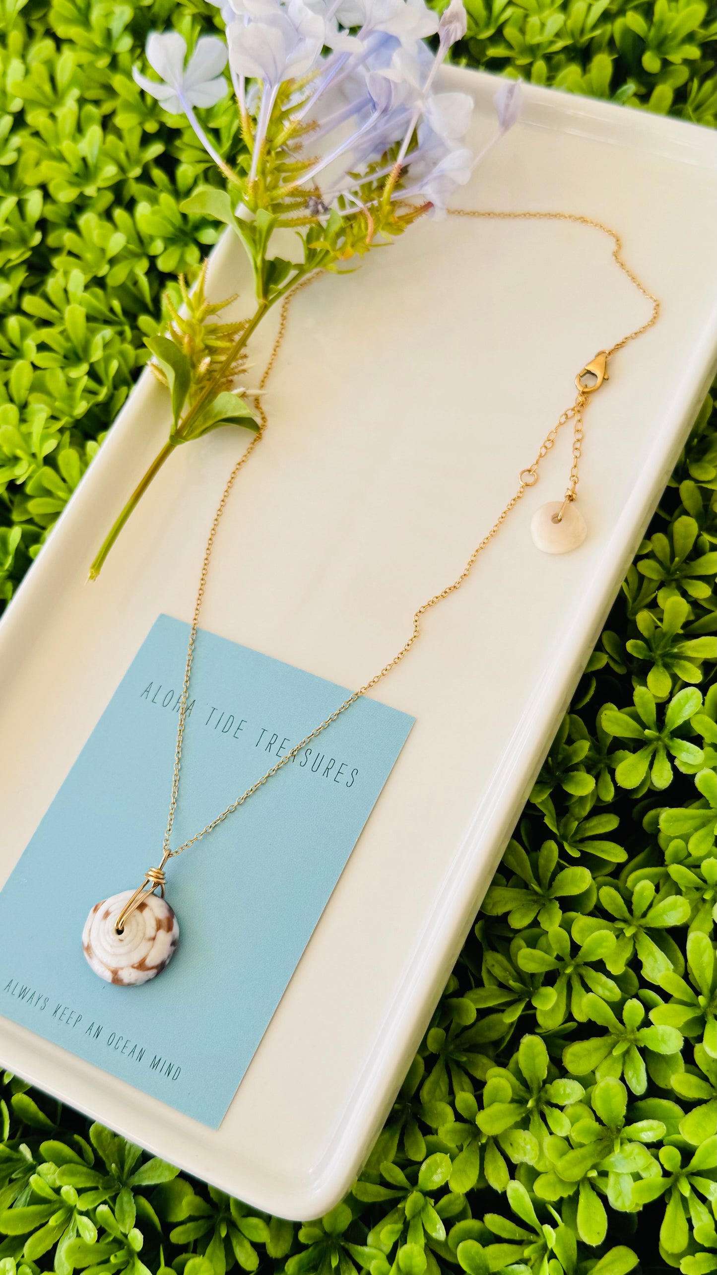 14K GF Puka Necklace 16”