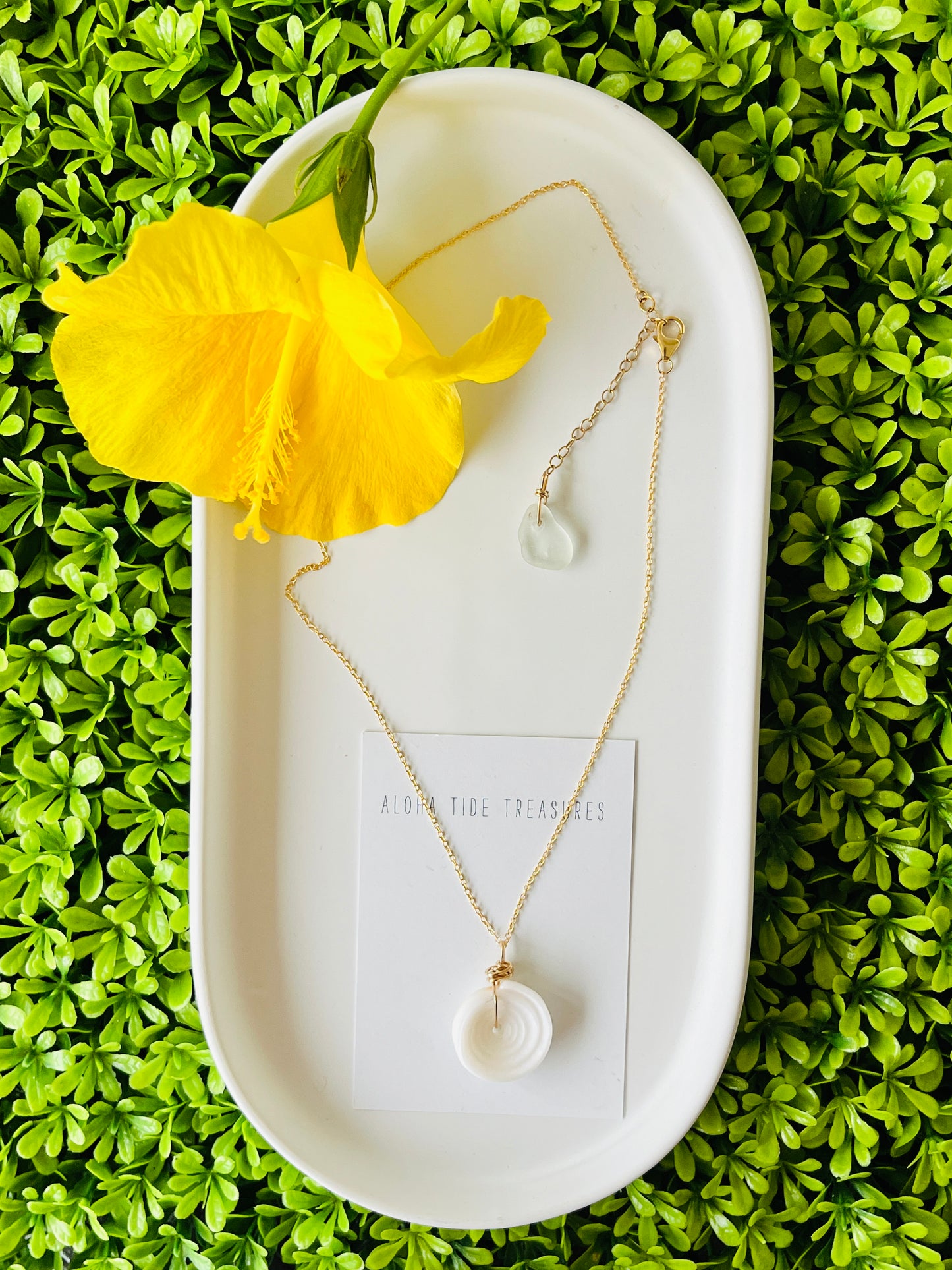 14K GF Puka Necklace 16”