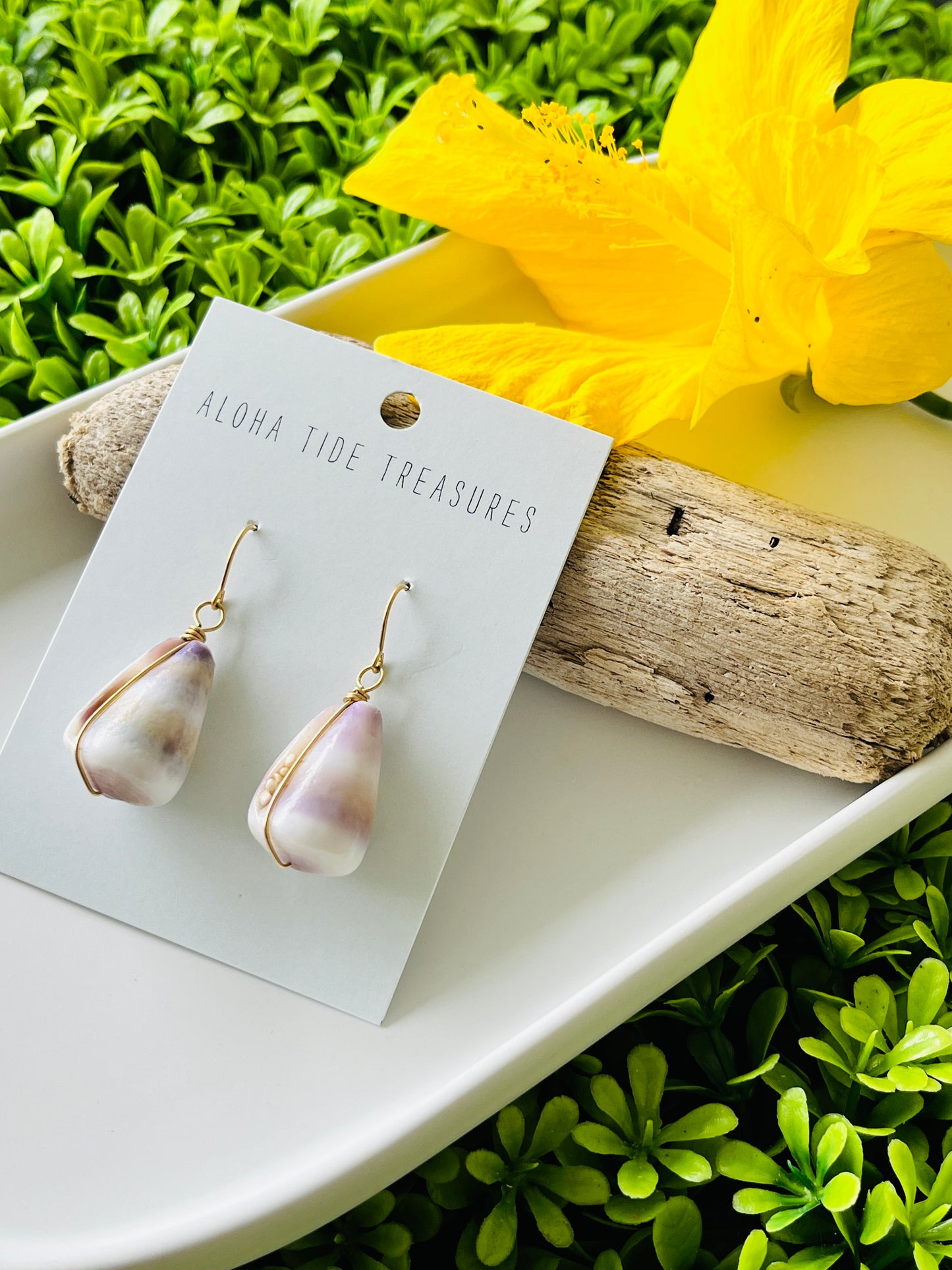 14K GF Cone Shell Earrings