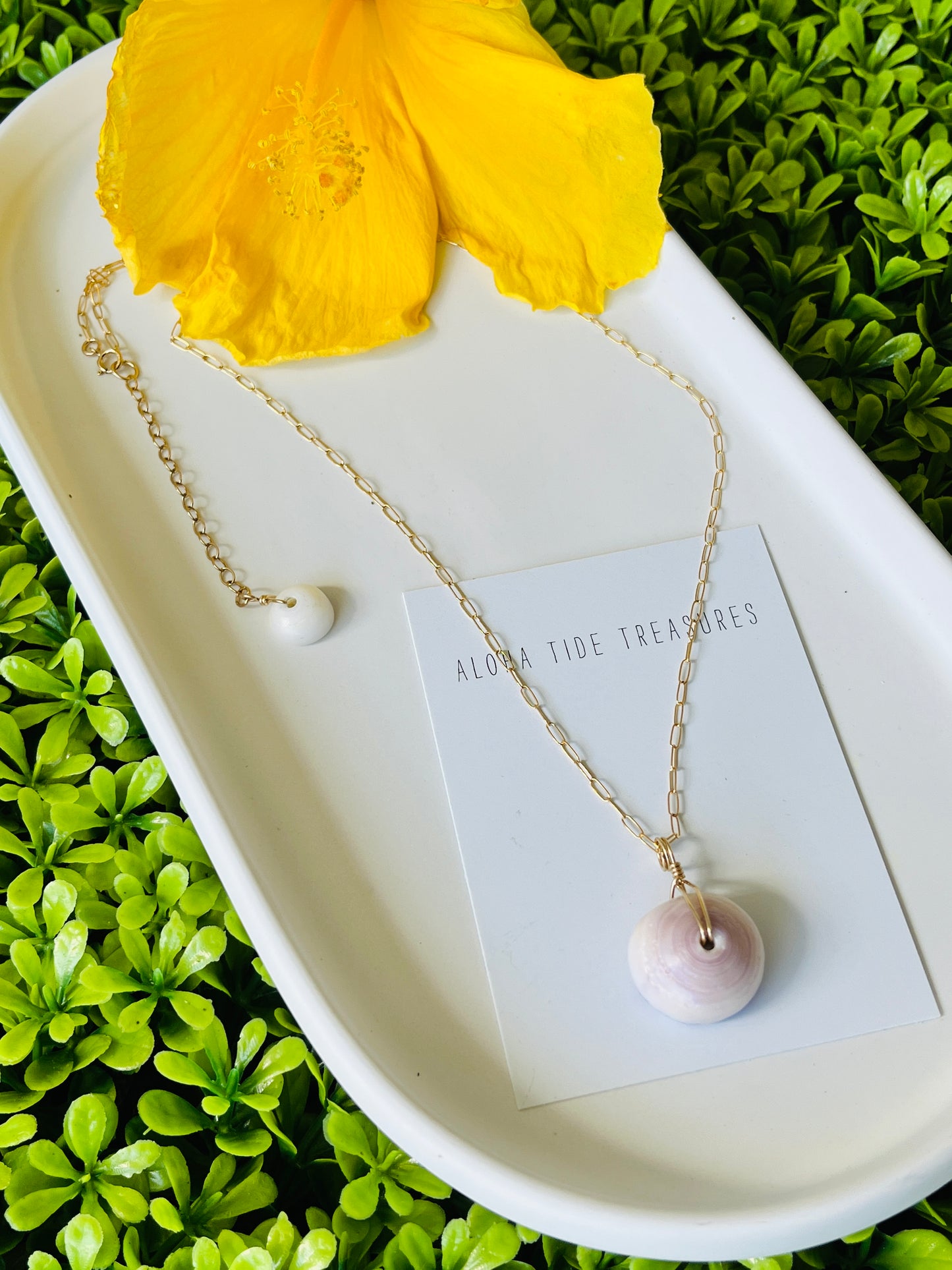 14K GF Puka Necklace 18”