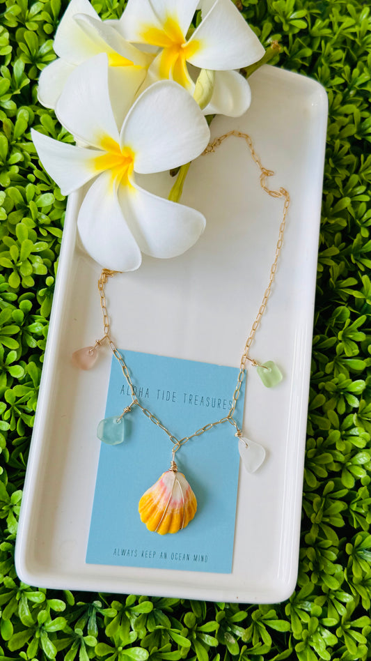 14K GF Dangle Necklace 18” - Heather