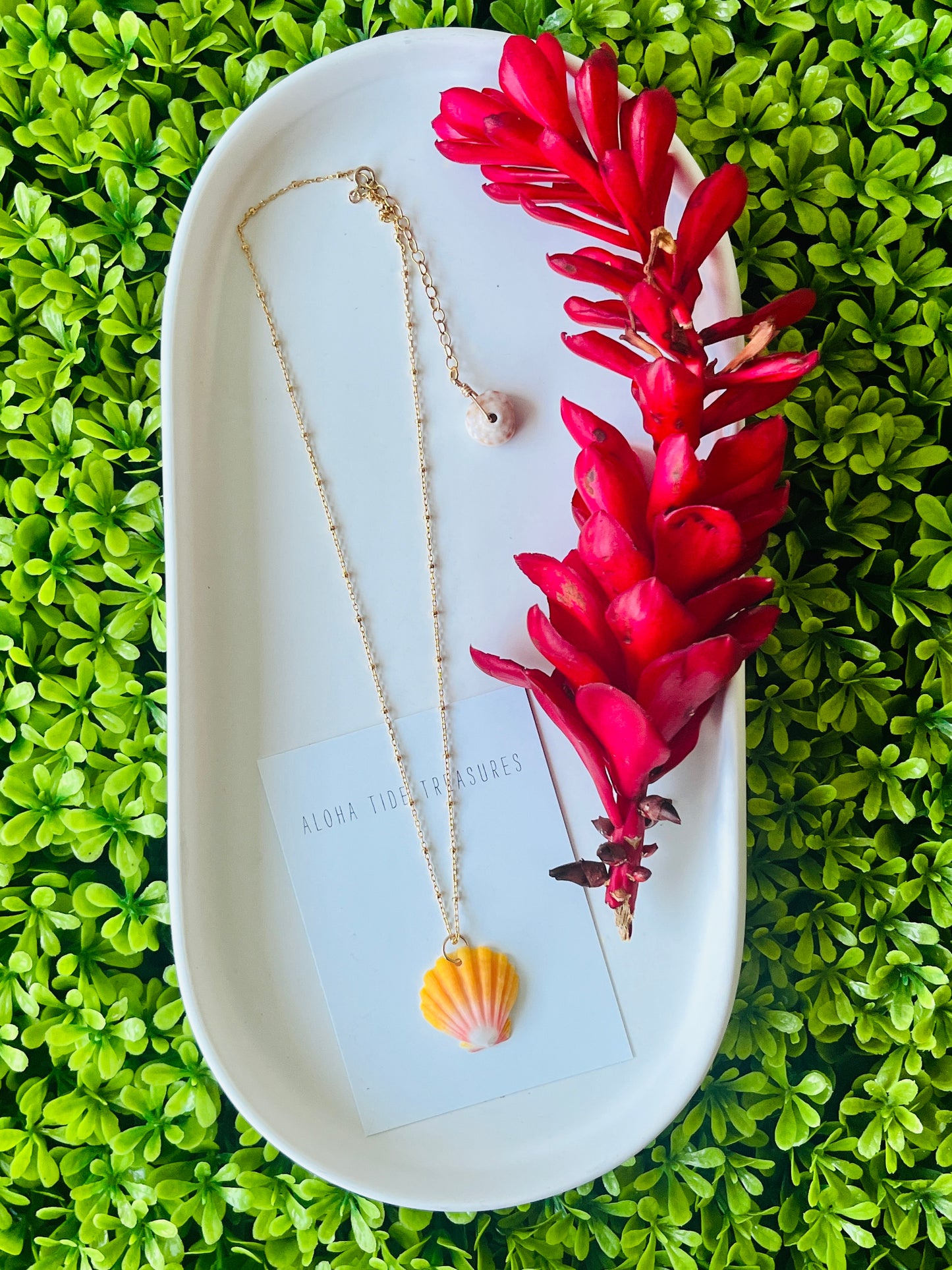 14K GF Sunrise Shell 16” Chain