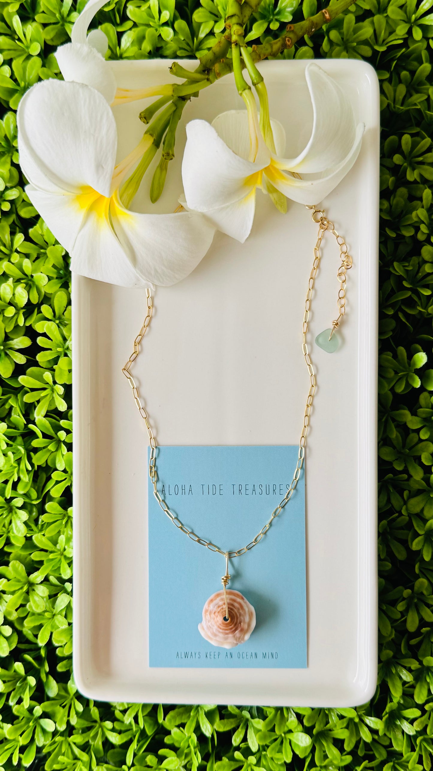 14K GF Puka Necklace 16”