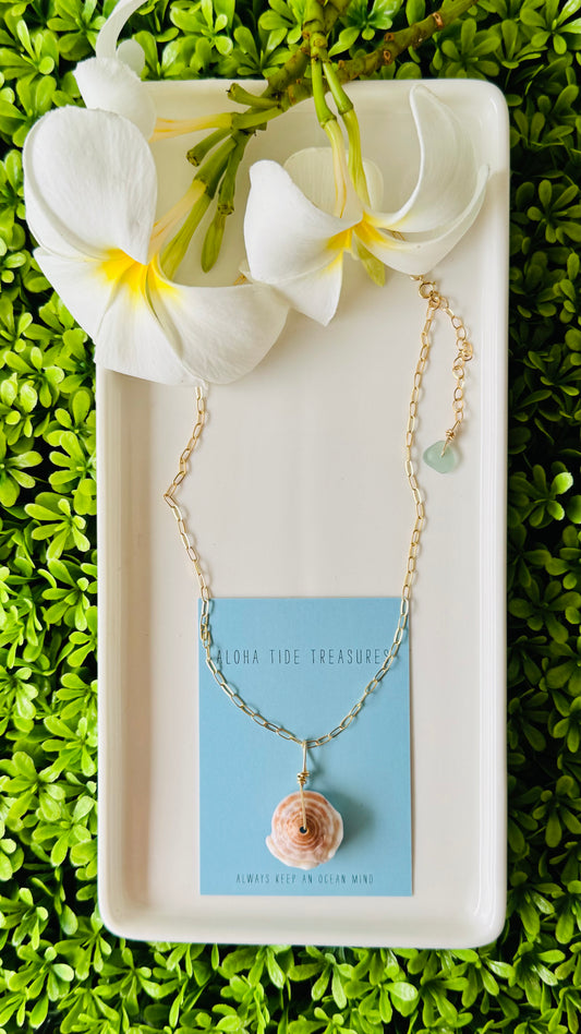 14K GF Puka Necklace 16”