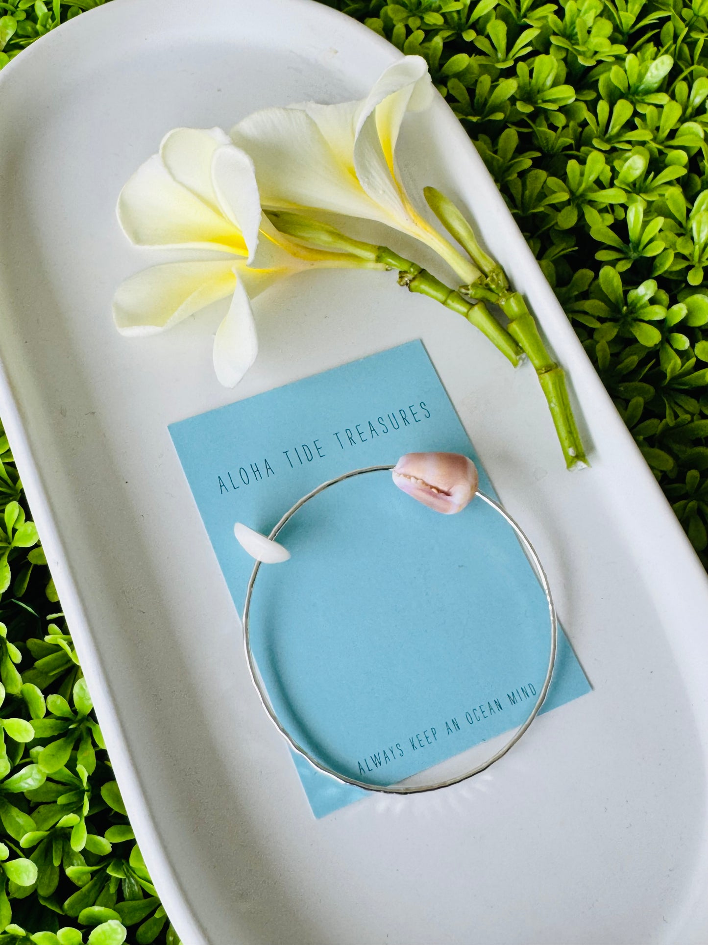 Sterling Silver Bangle 8”