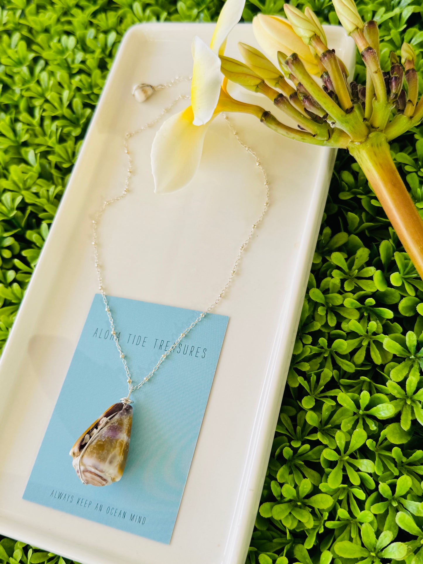 Sterling Silver Cone Necklace 14” - Kelsea