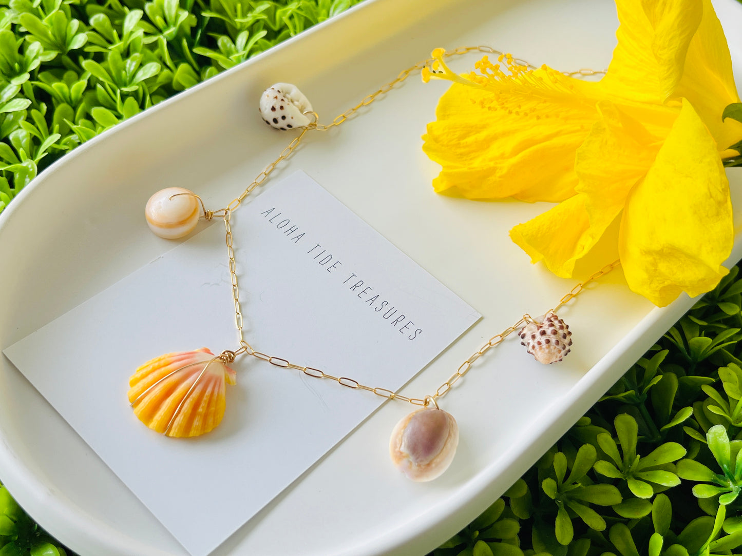 14K GF Dangle Necklace with Sunrise