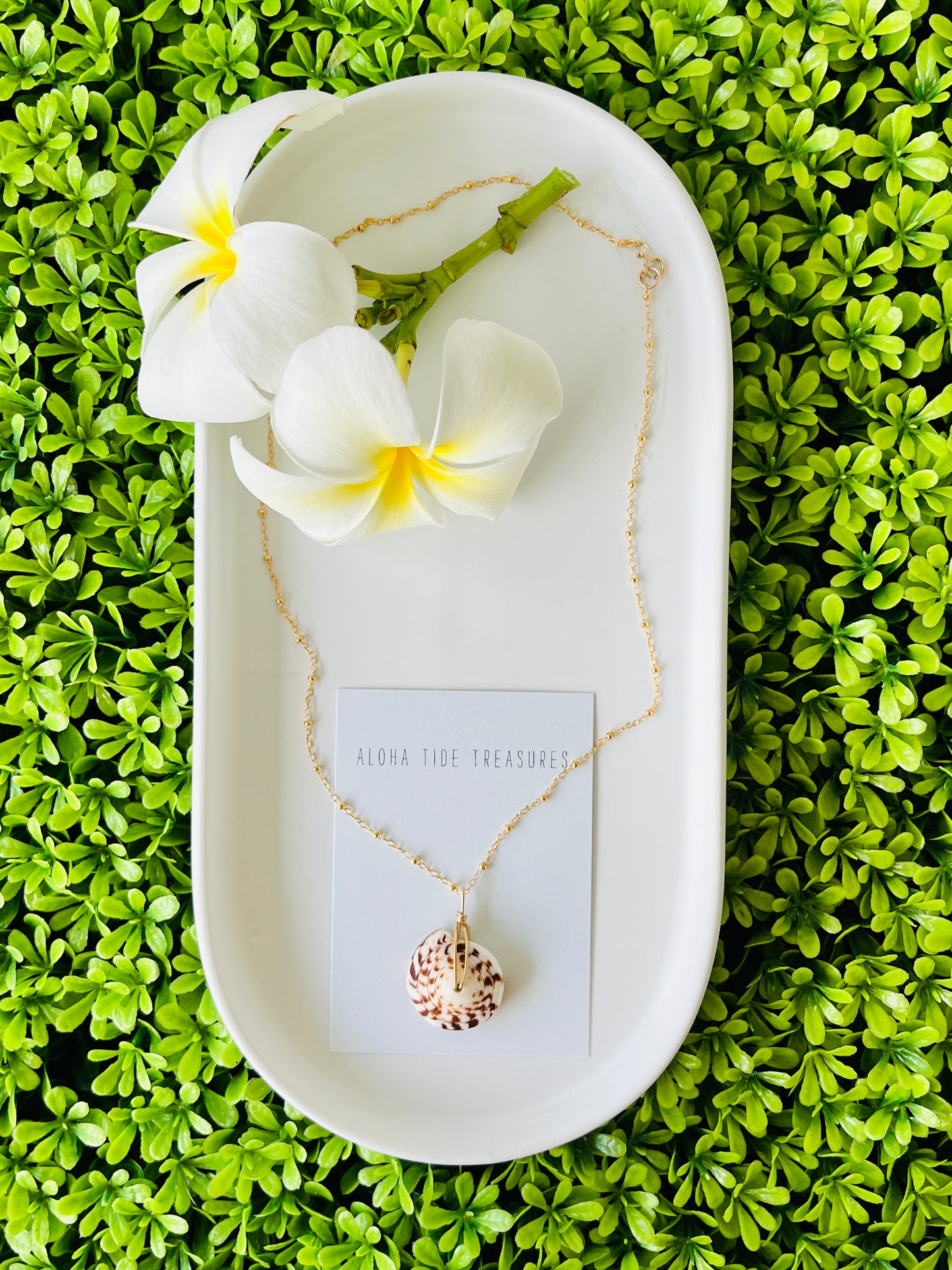 14K GF Puka Necklace 16”