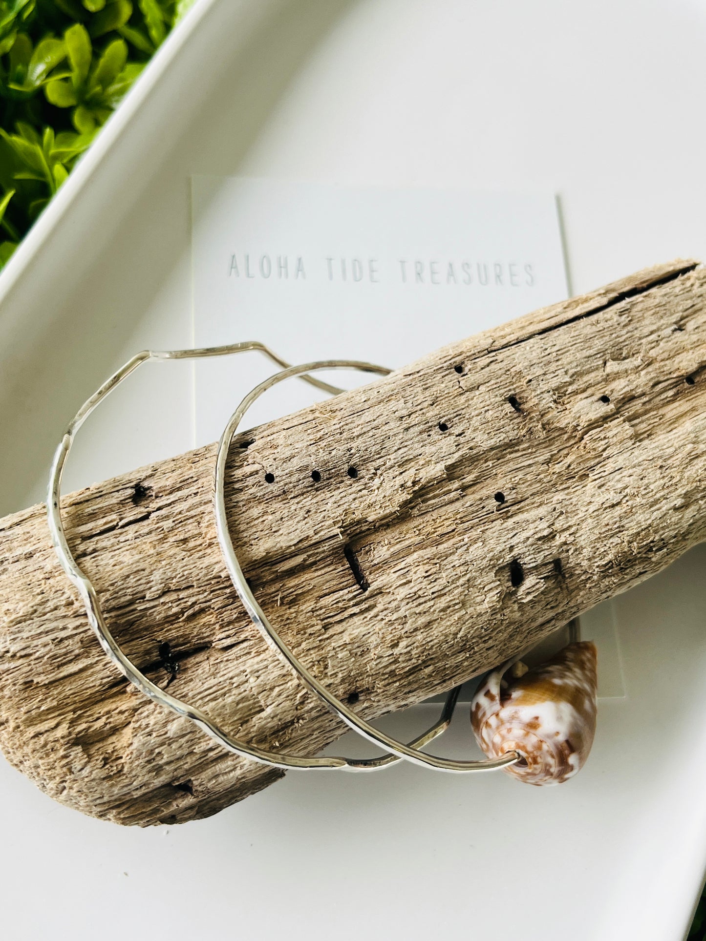 Sterling Silver Bangle 8”