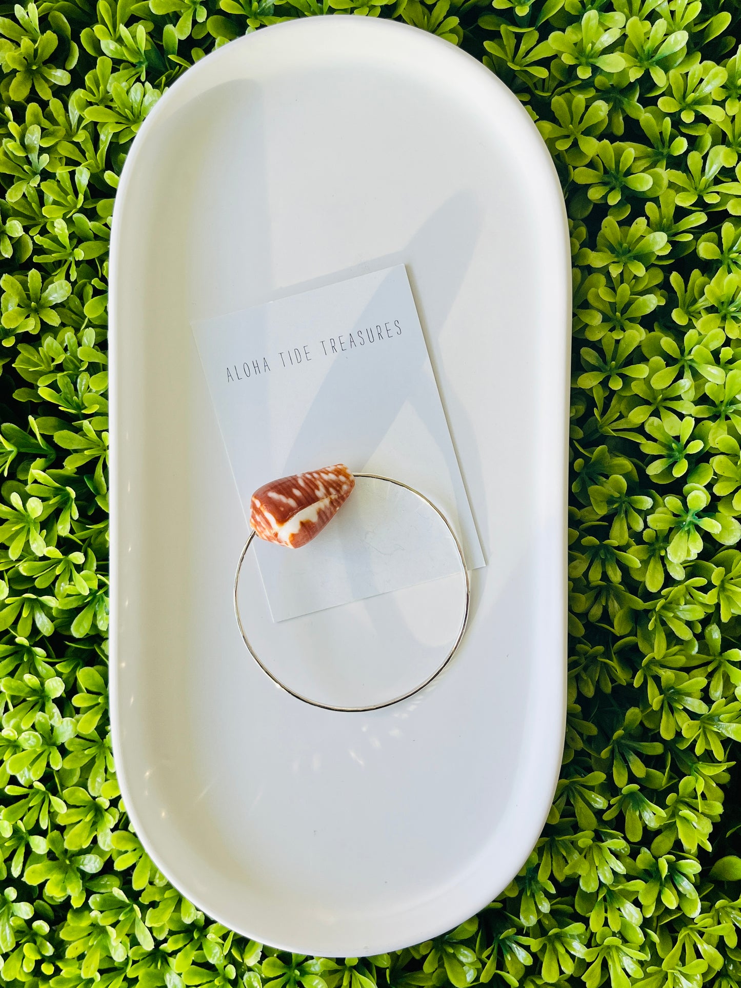 Sterling Silver Bangle 8”