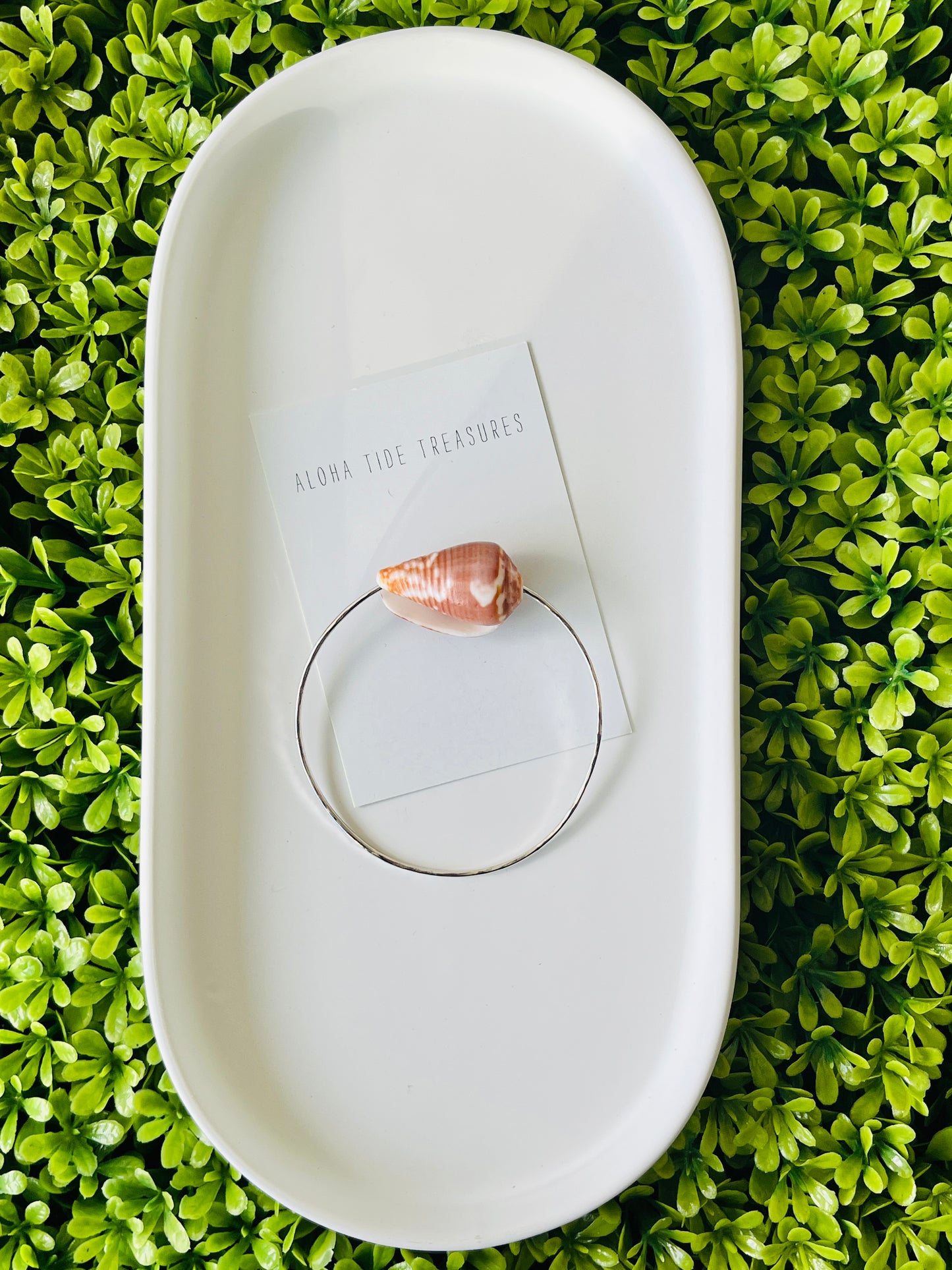 Sterling Silver Bangle 8”
