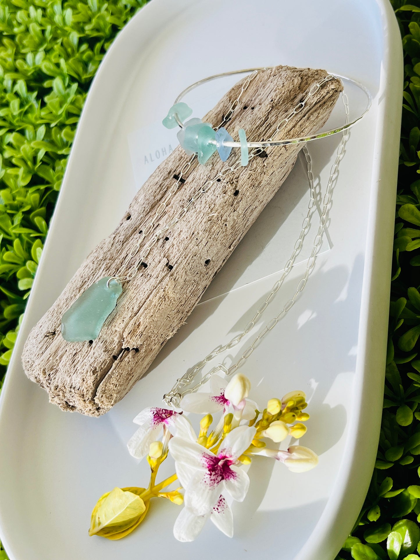 Shades of Blue Sea Glass Set