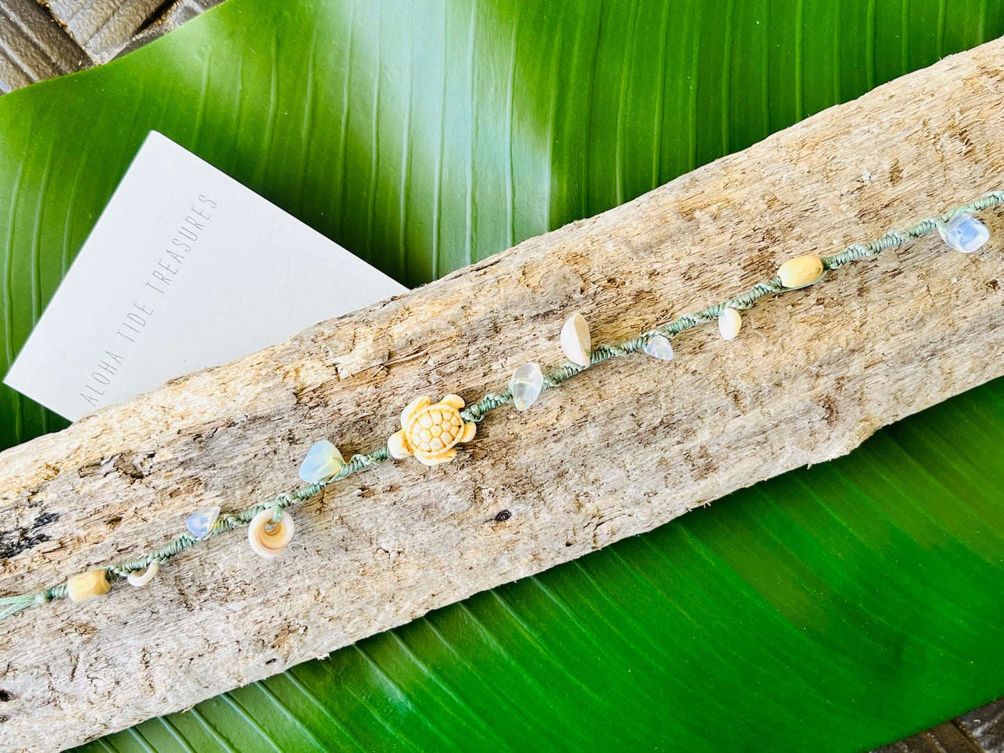 Hawaiian Shell Anklet 9”