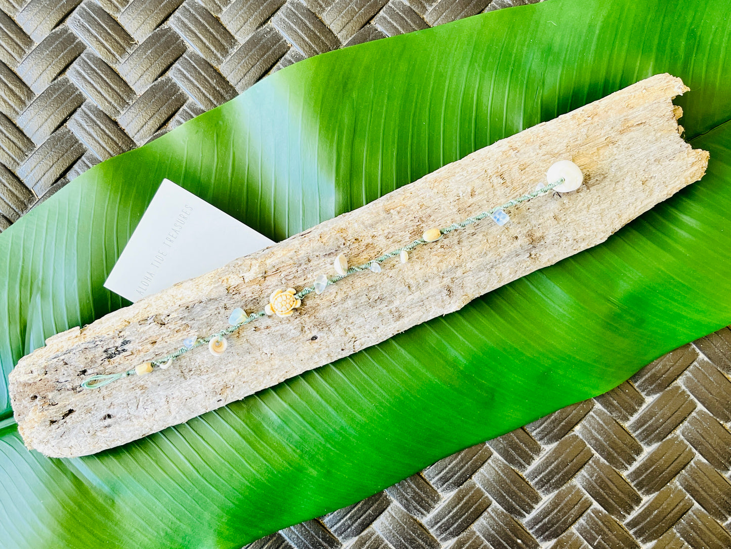 Hawaiian Shell Anklet 9”