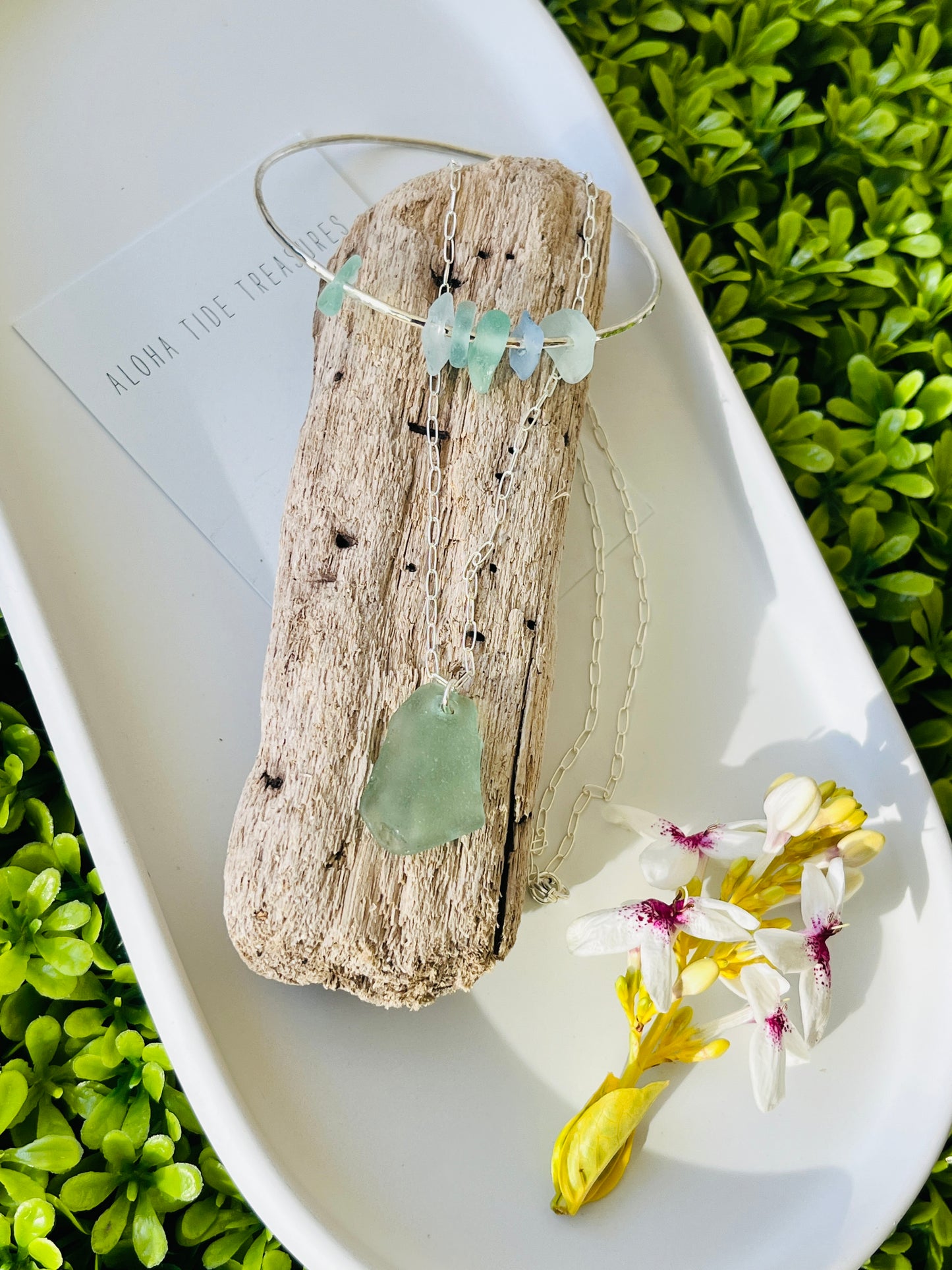 Shades of Blue Sea Glass Set