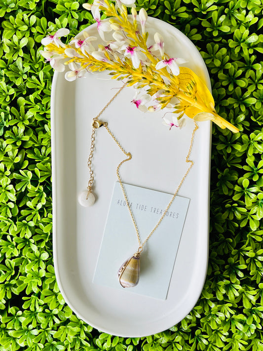 14K GF Cone Shell Necklace 16”