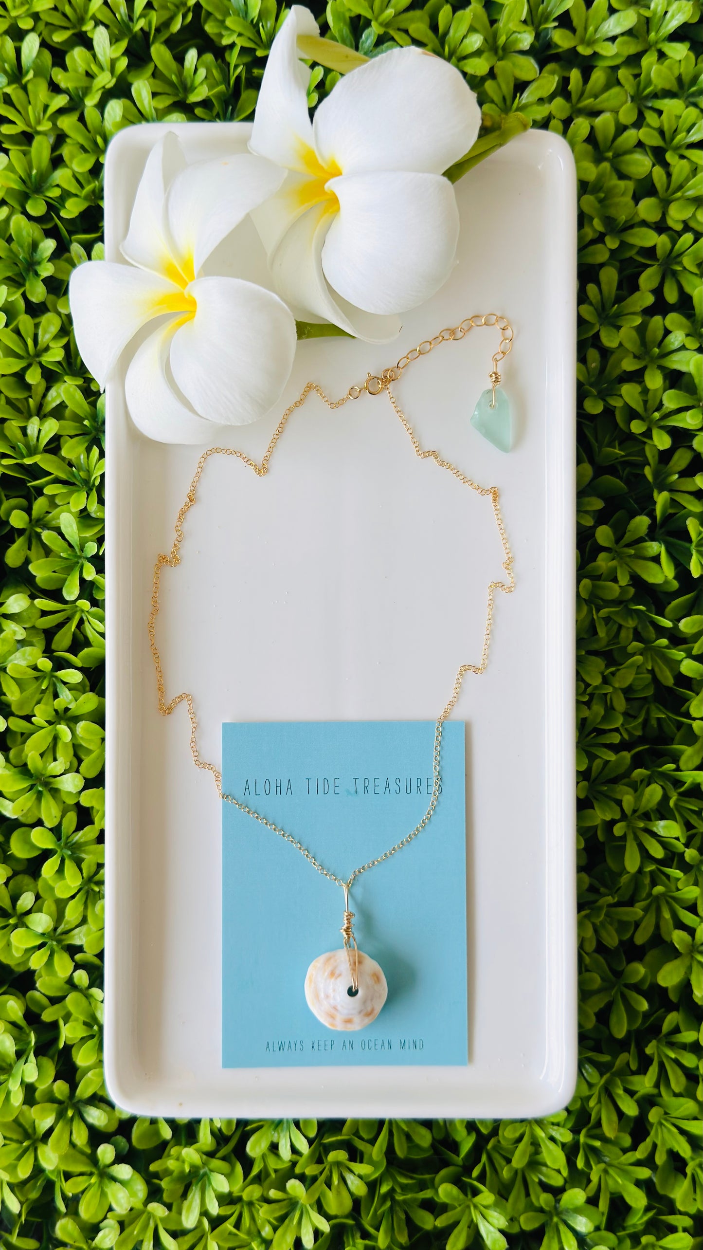 14K GF Puka Necklace 18” - Danielle