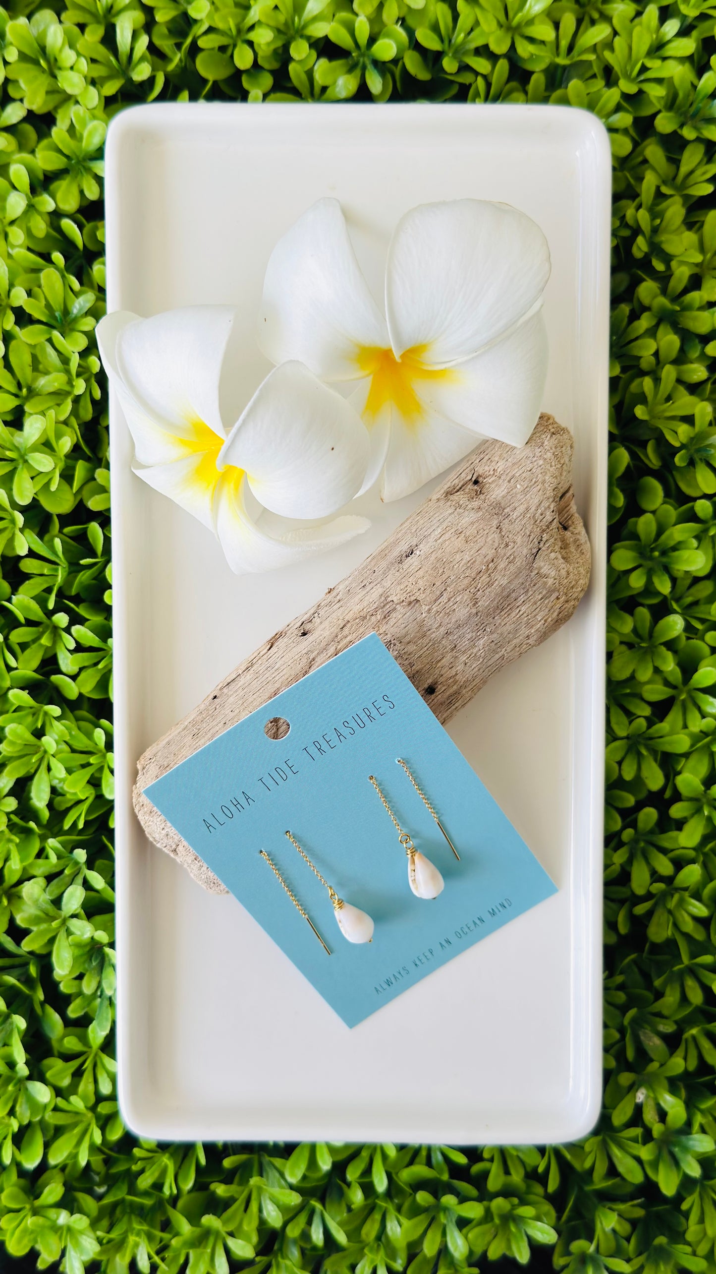 14K GF Cone Threader Earrings - Ashley