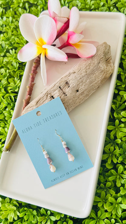 14K GF Puka/Cone Dangle Earrings