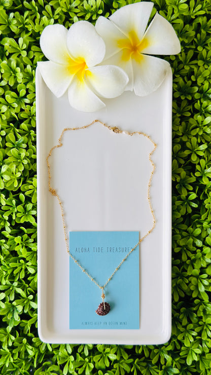 14K GF Sundial Necklace 16”