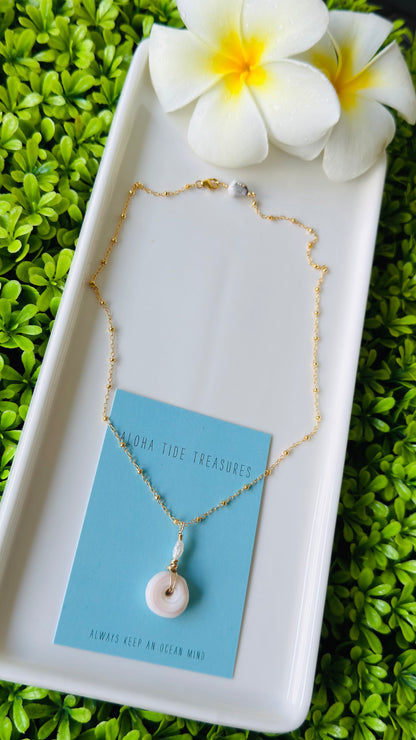 14K GF Puka Necklace 16”