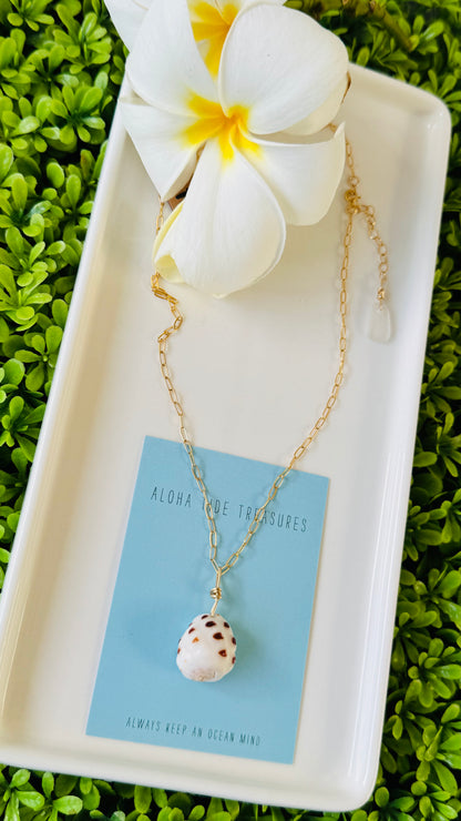 14K GF Drupe Shell Necklace 16”