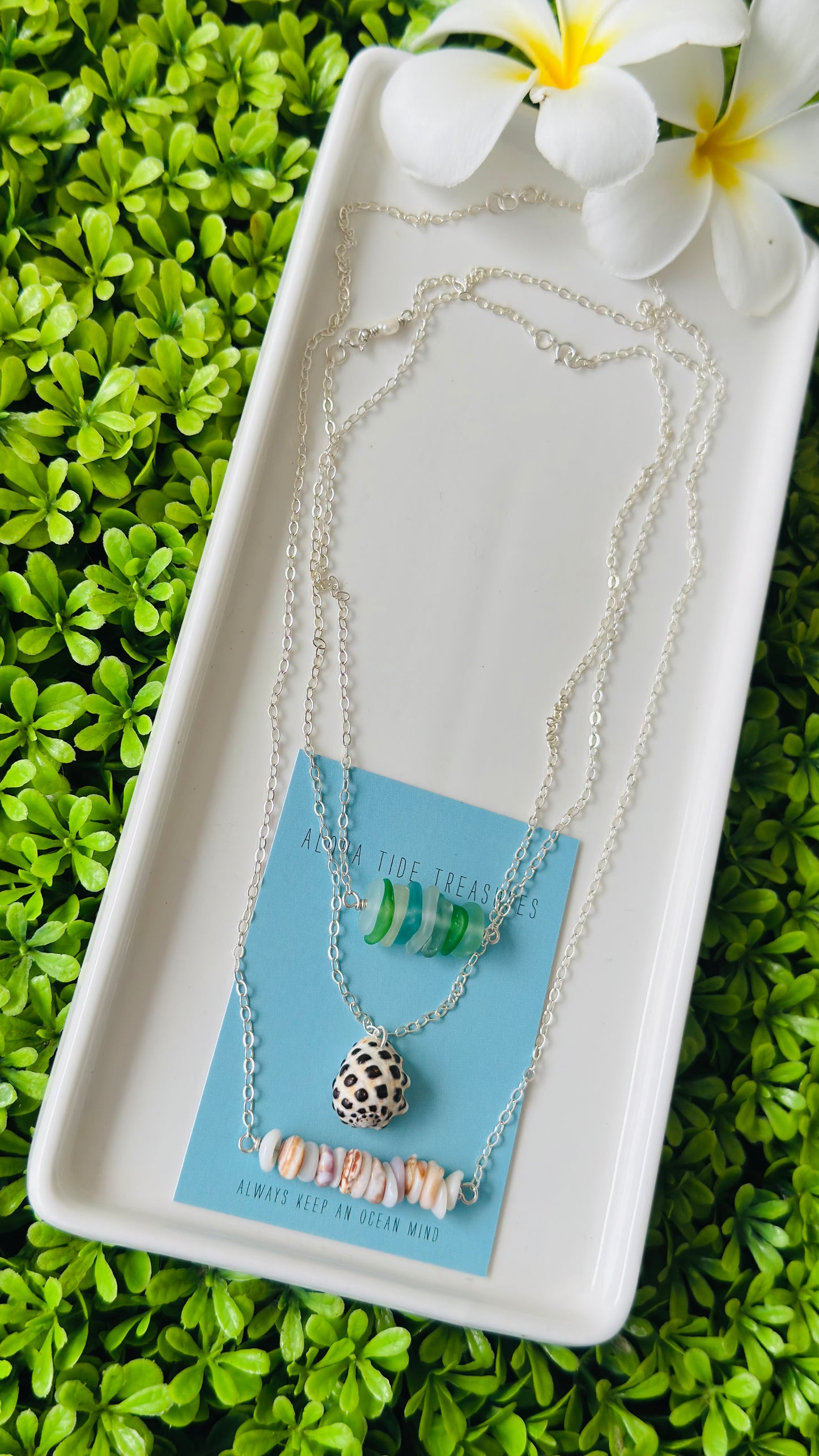 Sterling Silver Layered Necklace Set - Shayla