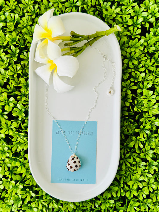Sterling Silver Drupe Shell Necklace 16” - Kelsea