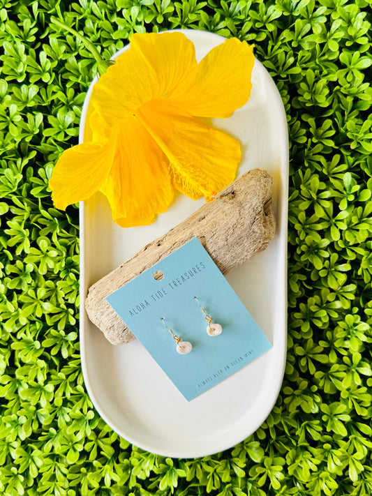 14K GF Dainty Puka Earrings