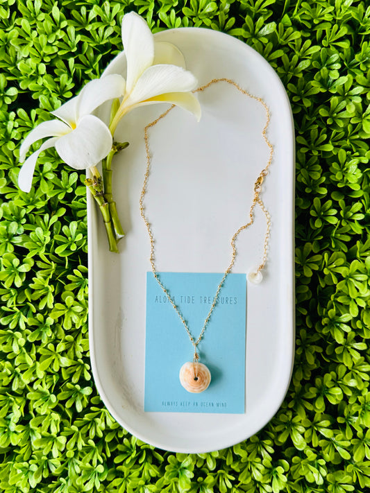 14K GF Puka Necklace 16”