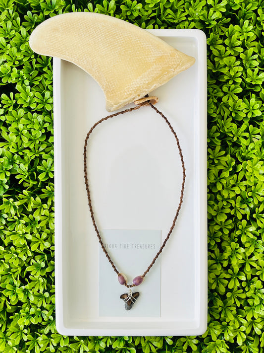 Shark Tooth Necklace 16”
