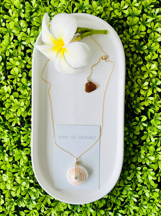 14K GF Puka Necklace 18”