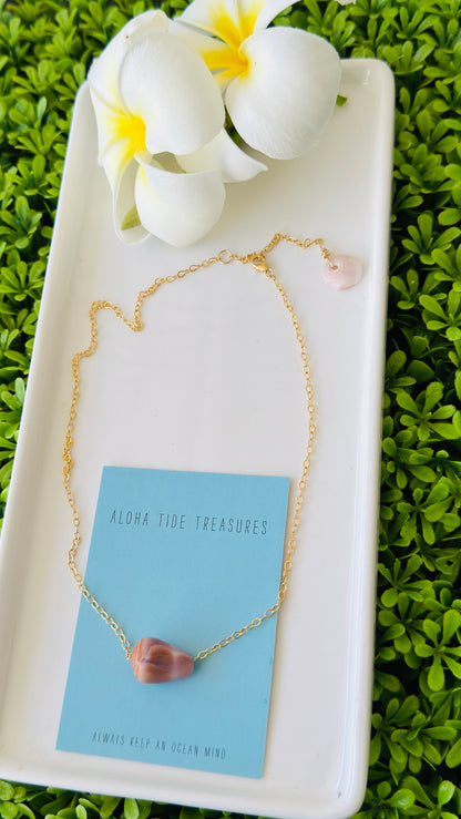 14K GF Cone “Floating By” Necklace 16” - Rosie