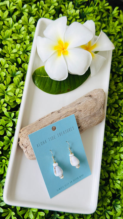 14K GF Stacked Cone Shell Earrings