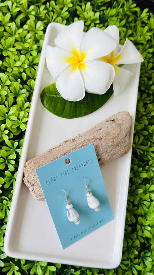 14K GF Stacked Cone Shell Earrings