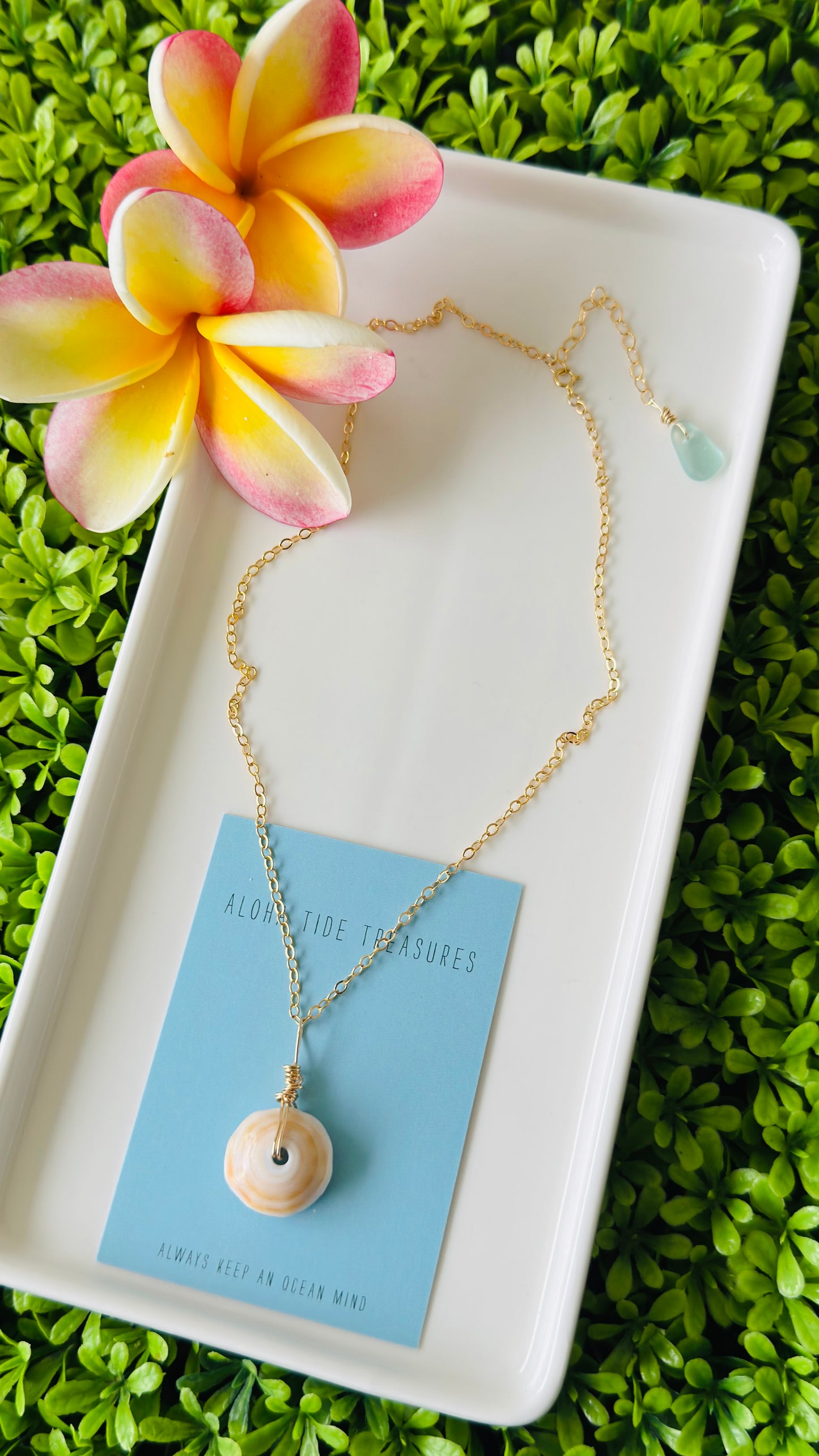 14K GF Puka Necklace 16”