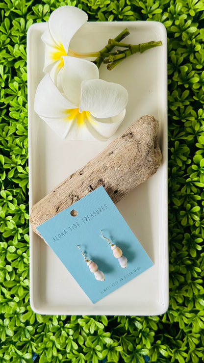 14K GF Stacked Cone Shell Earrings