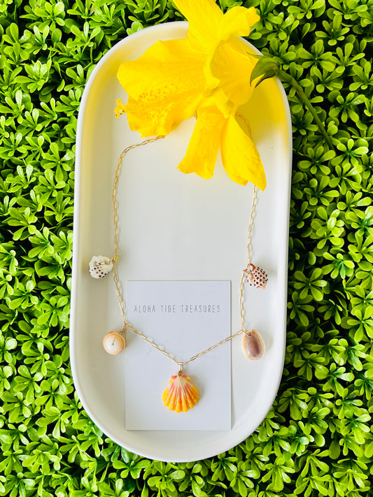 14K GF Dangle Necklace with Sunrise